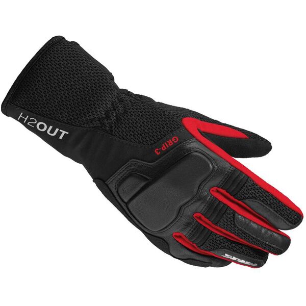 guanti moto donna spidi grip 3 h2out rosso taglia l