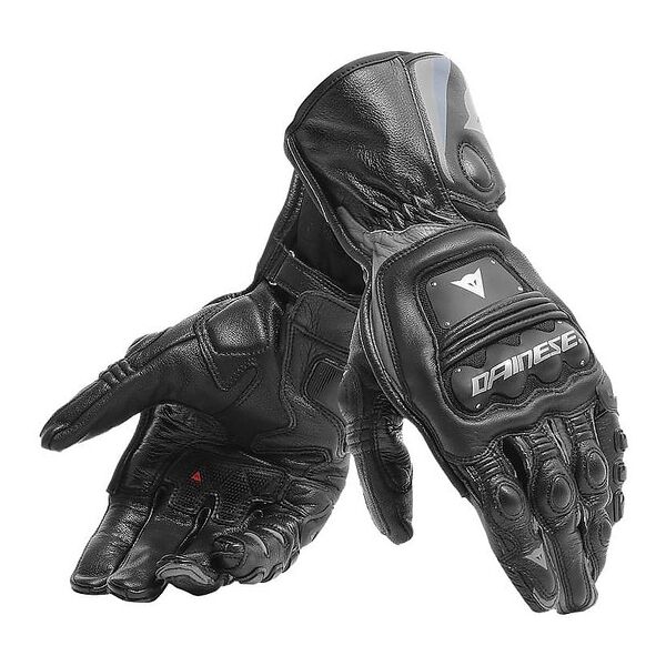 guanti moto in pelle racing dainese steel-pro nero antracite taglia 2x