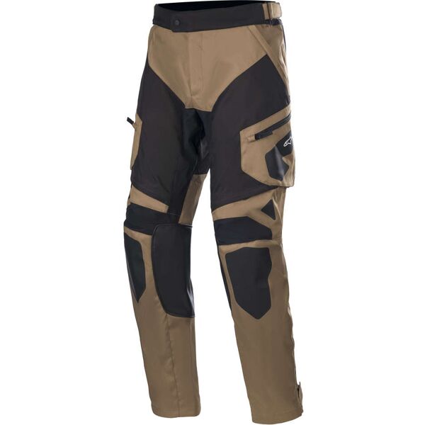 pantaloni moto alpinestars venture xt over boot camel nero taglia xl