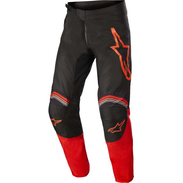 pantaloni moto cross enduro alpinestars fluid speed nero ros taglia 30