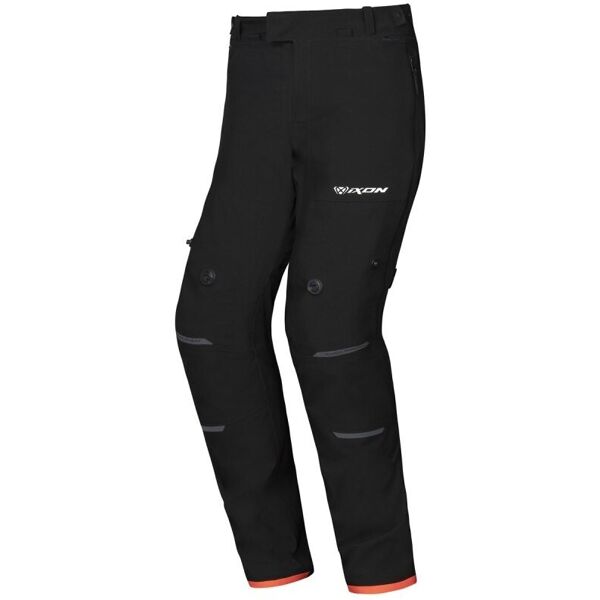 pantaloni moto touring laminati ixon m-skd pt nero rosso viv taglia 4x