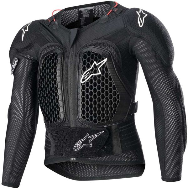 pettorina bambino alpinestars youth bionic action v2 nero taglia s/m