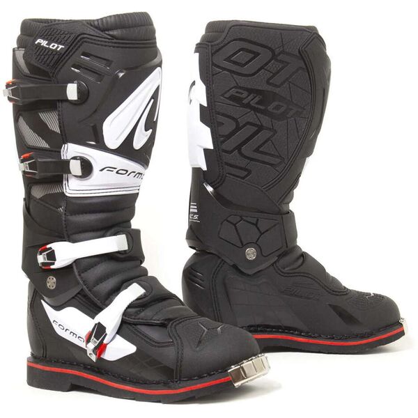 stivali moto cross enduro forma pilot fx nero antracite taglia 48