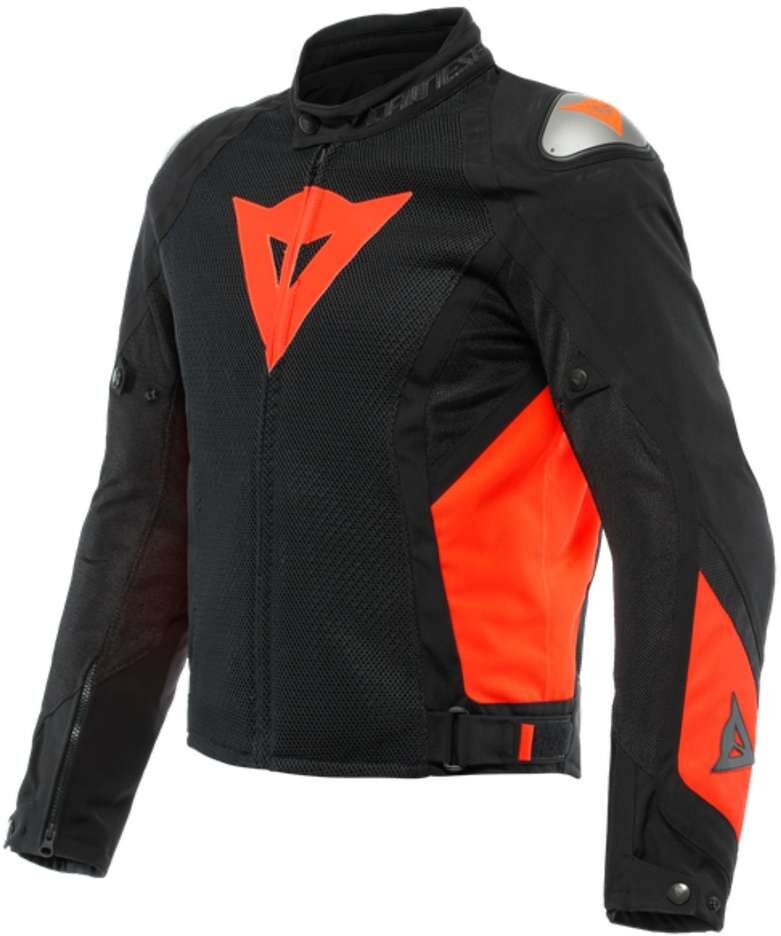 giacca moto sportiva estiva dainese energyca air nero rosso taglia 58