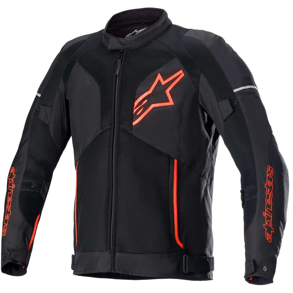 giacca moto traforata alpinestars viper v3 air fluo rosso ne taglia xl