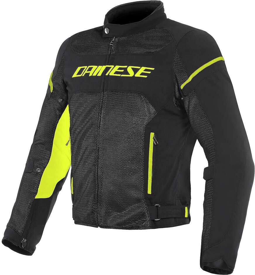 giubbotto moto in tessuto dainese air frame d1 tex nero gial taglia 44