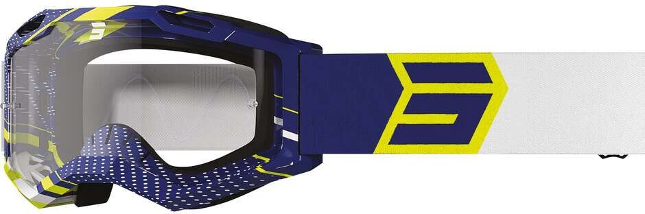 maschera occhiali moto cross enduro shot assault 2.0 drop na taglia un