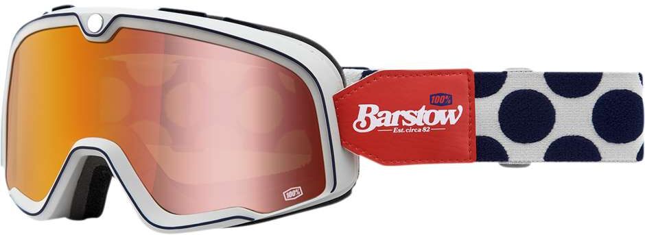 occhiali maschera moto cross enduro 100% barstow haywort len taglia un