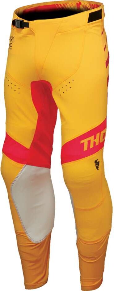 pantalone moto cross enduro thor prime analog giallo/rosso taglia 30