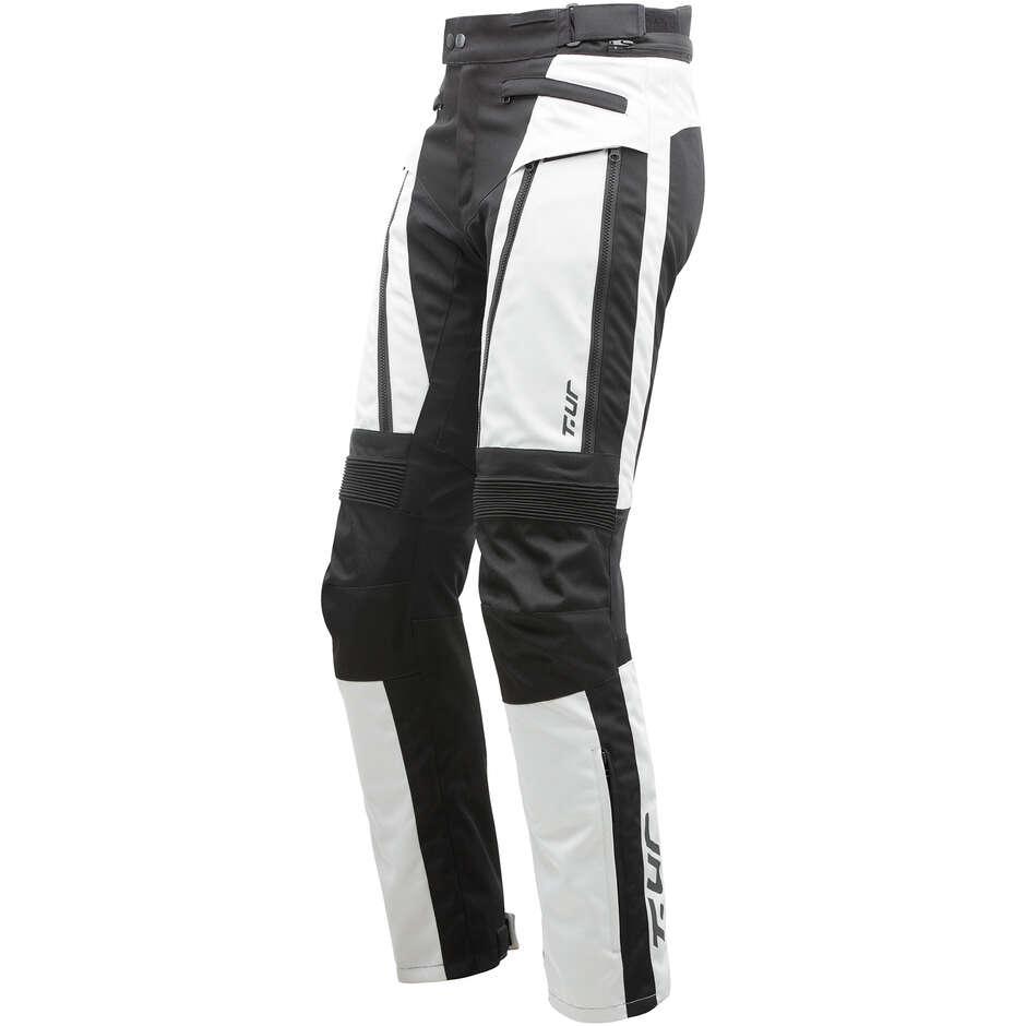 tucano urbano pantaloni moto tessuto t-ur gibraltar nero grigio scuro taglia xl