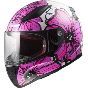 Casco Integrale Moto Ls2 Ff353 Rapid 2 Poppies Rosa Taglia M