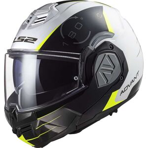 Casco Modulare Omologato P/j Ls2 Ff906 Advant Codex Bianco N Taglia S