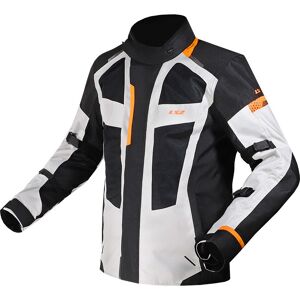 Giacca Moto Turismo Ls2 Scout Ce Grigio Nero Arancio Taglia Xl