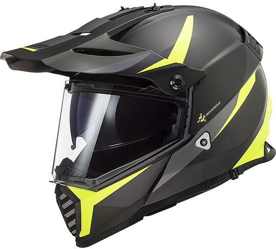 Casco Cross Enduro Off Road Moto Ls2 MX436 PIONEER EVO Route taglia L