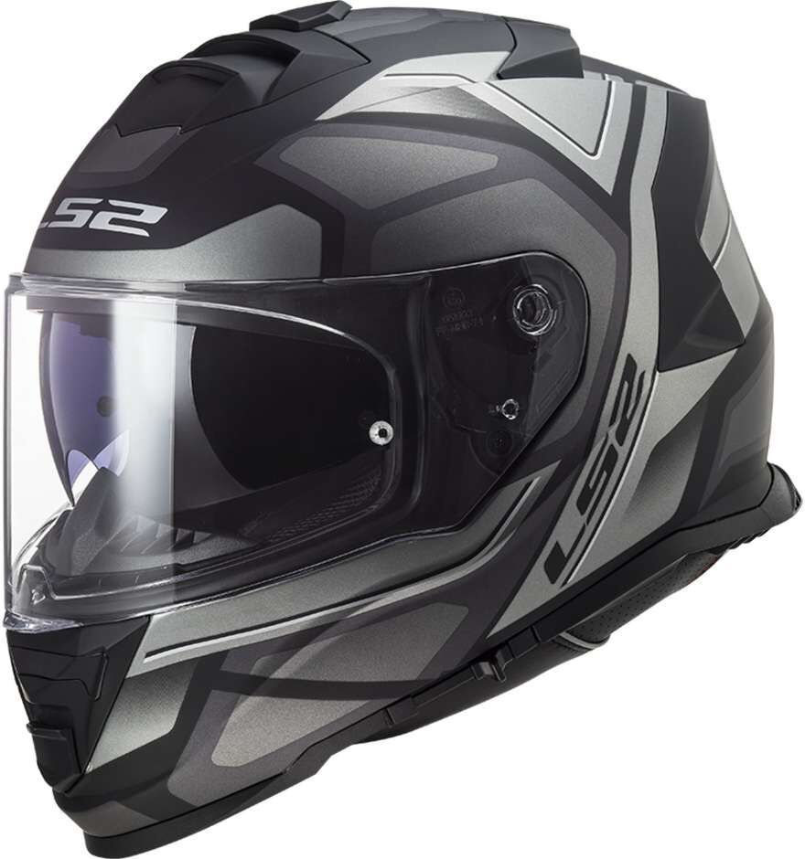 Casco Integrale Moto Doppia Visiera Ls2 FF800 STORM Faster T taglia XL