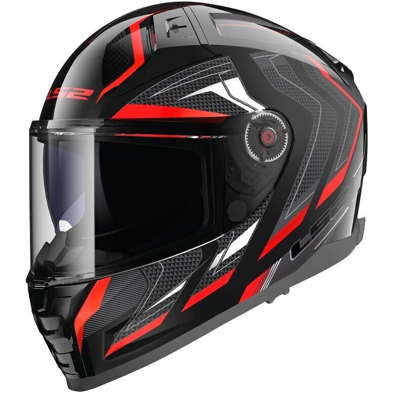 Casco Integrale Moto In HPFC Ls2 FF811 VECTOR II ALIZER Nero taglia XX