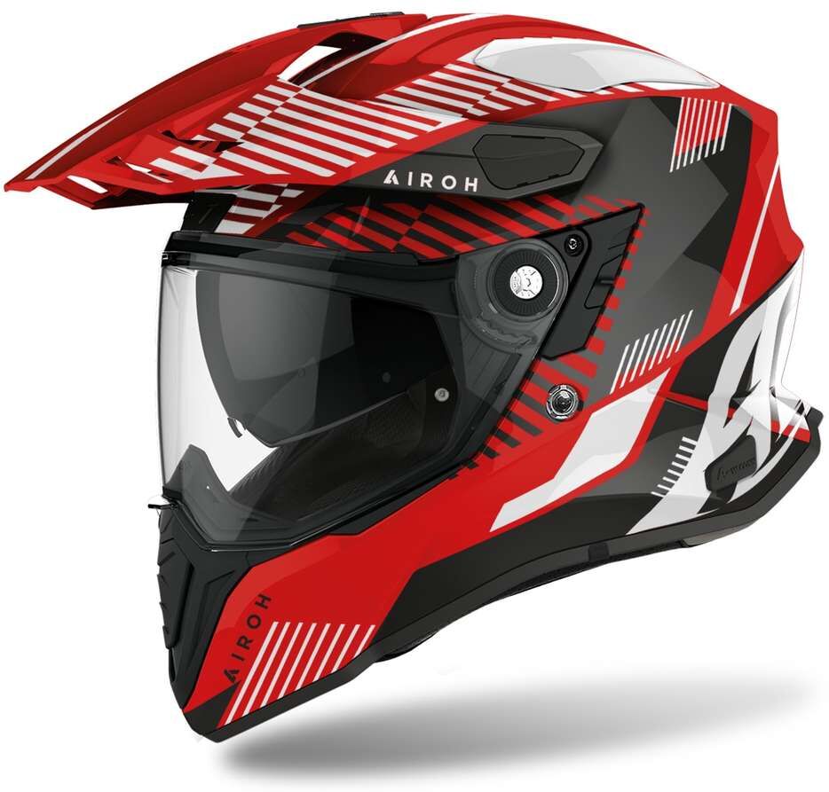 Casco Integrale On-Off Moto Touring Airoh COMMANDER Boost Ro taglia S