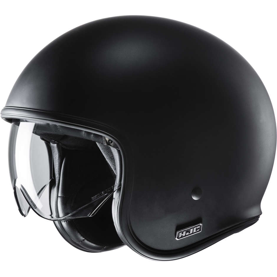 Casco Jet Custom in Fibra HJC V30 Semi Opaco Nero taglia XS