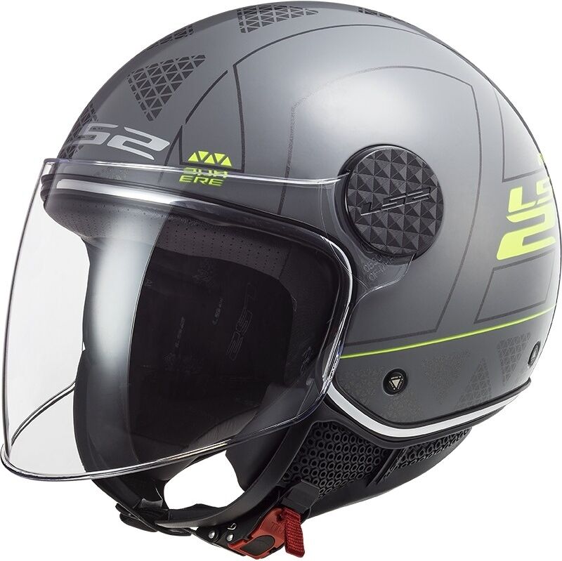 Casco Jet Moto Ls2 OF558 Sphere Lux LINUS Grigio Nardo taglia L