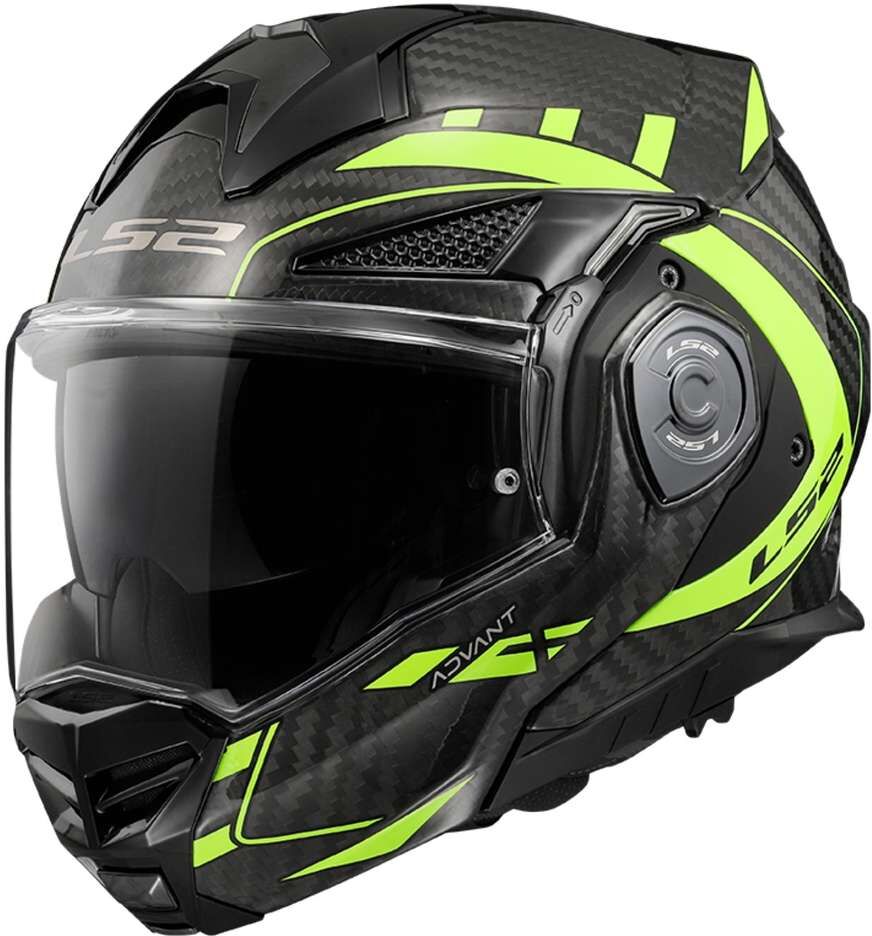 Casco Modulare in Carbonio Omologato P/J Ls2 FF901 ADVANT X taglia L