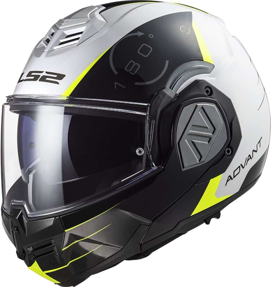 Casco Modulare Omologato P/J Ls2 FF906 ADVANT CODEX Bianco N taglia S