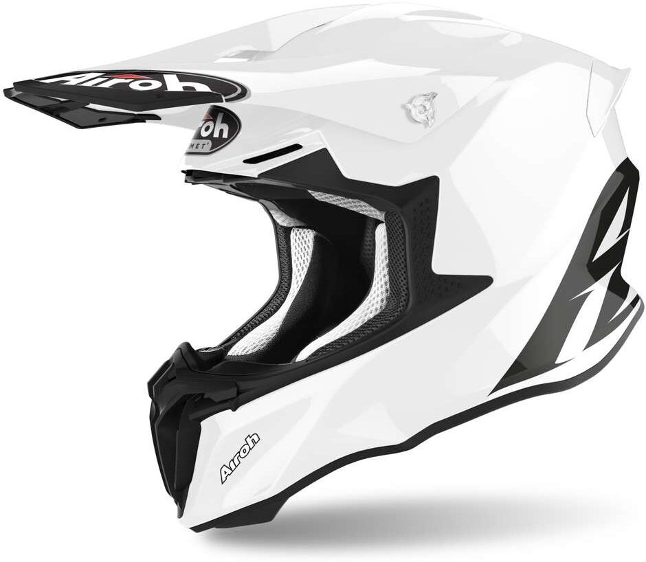 Casco Moto Cross Enduro Airoh TWIST 2.0 Color Bianco Lucido taglia L