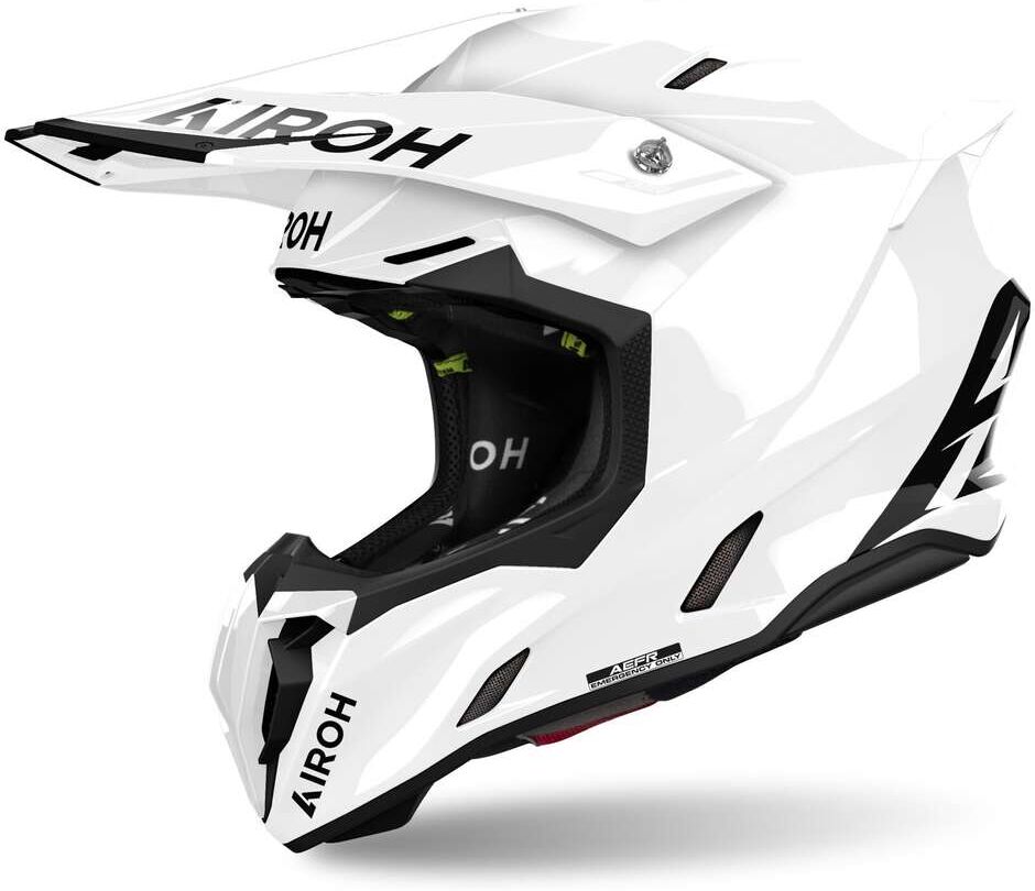 Casco Moto Cross Enduro Airoh TWIST 3 COLOR Bianco taglia M