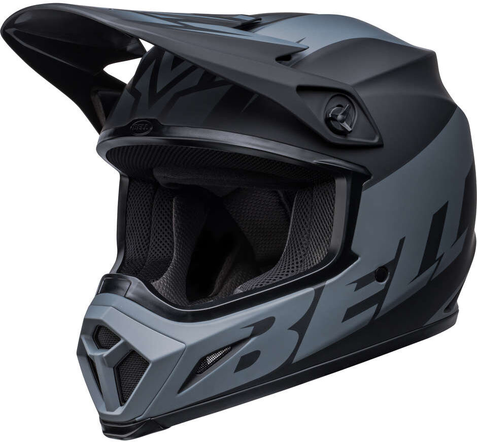 Casco Moto Cross Enduro Bell MX-9 MIPS DISRUPT Nero Charcoal taglia L