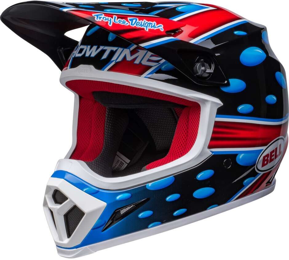 Casco Moto Cross Enduro BELL MX-9 MIPS MC SHOWTIME 23 Nero R taglia M