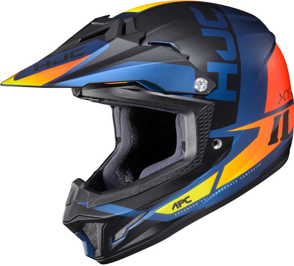 Casco Moto Cross Enduro Hjc CL-XY II CREED MC27SF Opaco taglia L