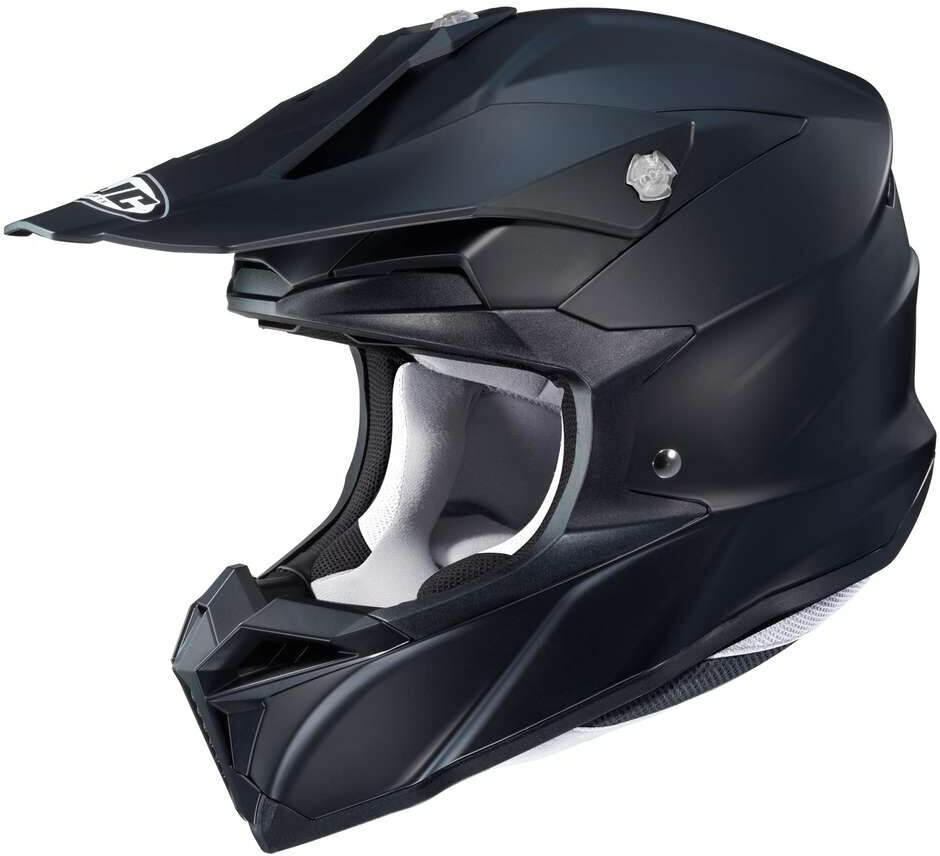 Casco moto Cross Enduro HJC I50 Monocolore Nero opaco taglia 2XL