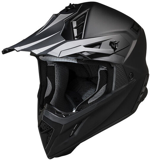 Casco Moto Cross Enduro in Fibra Ixs 189 1.0 Nero Opaco taglia L