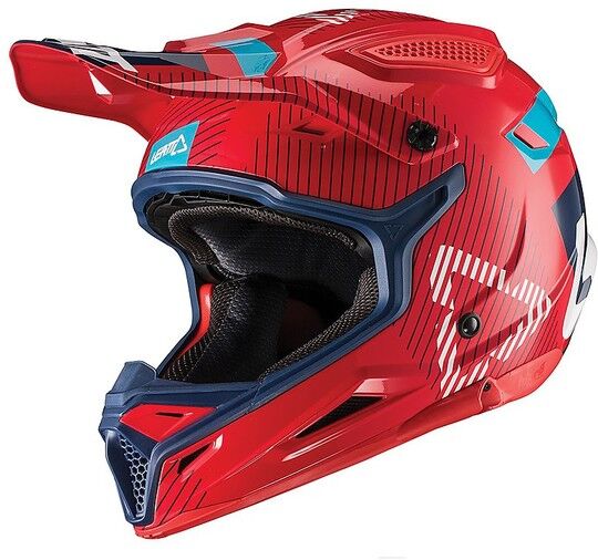 Casco Moto Cross Enduro Leatt GPX 4.5 V19.2 Rosso Ink taglia 2XL