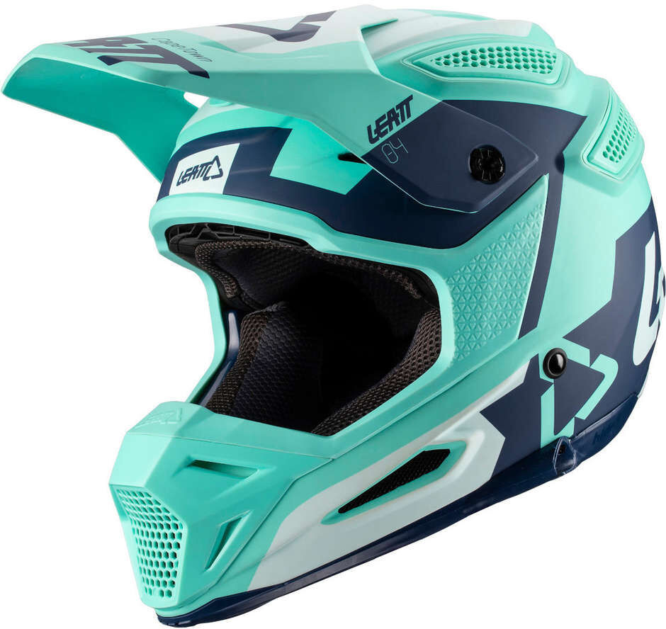 Casco Moto Cross Enduro Leatt GPX 5.5 v20.1 ACQUA taglia L