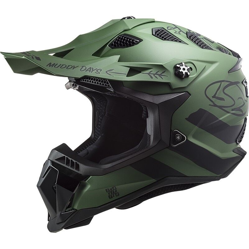 Casco Moto Cross Enduro Off Road Ls2 MX700 Subverter Evo CAR taglia S