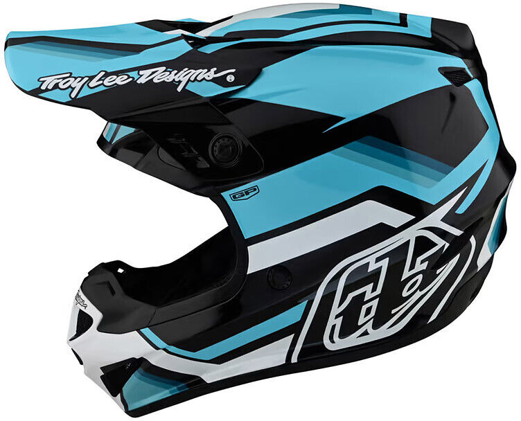 Casco Moto Cross Enduro Troy Lee Designs GP APEX Azzurro taglia M