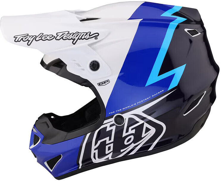 Casco Moto Cross Enduro Troy Lee Designs GP VOLT Blu taglia M