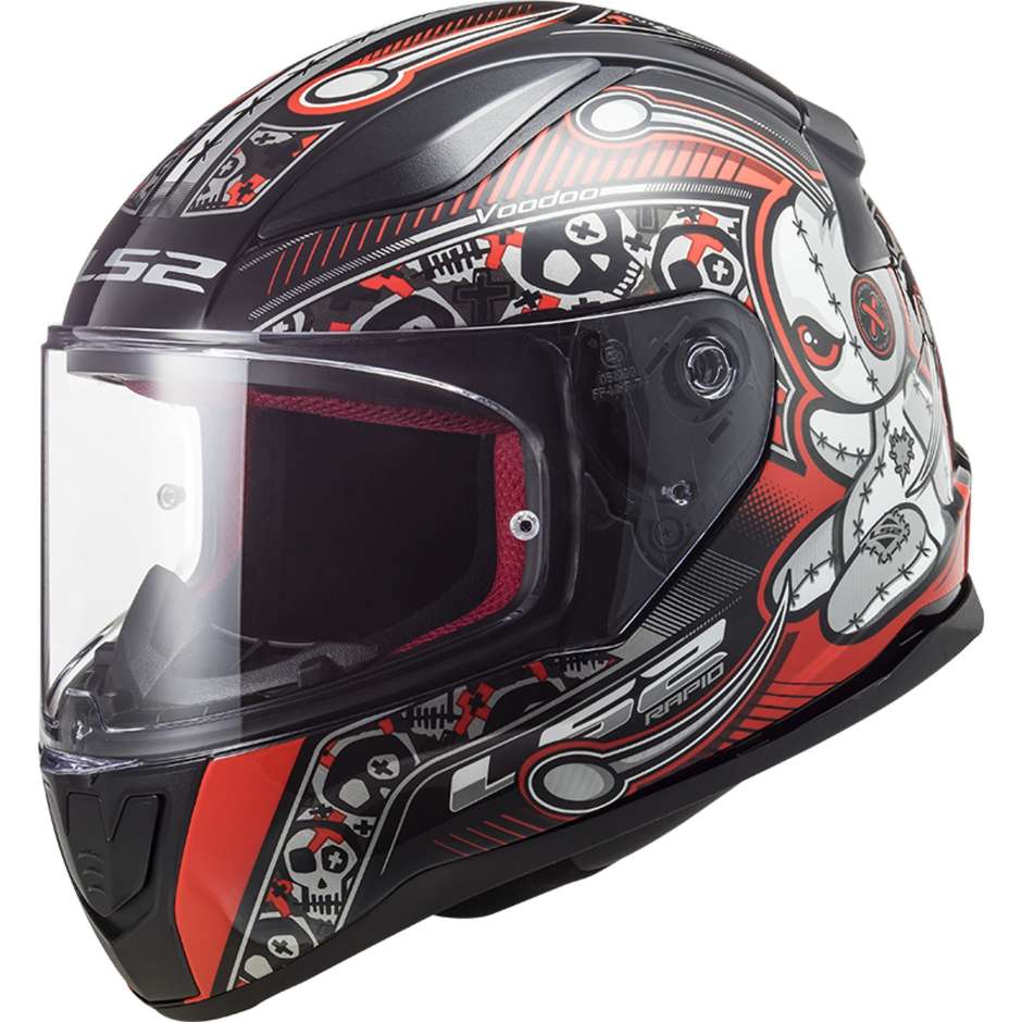 Casco Moto da Bambino Integrale Ls2 FF353j RAPID MINI Voodoo taglia S