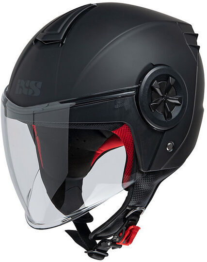 Casco Moto Demi Jet iXS 851 1.0 Nero Opaco taglia XS