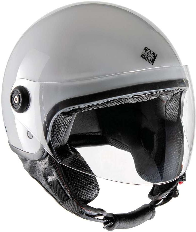 Casco Moto Demi-Jet Tucano Urbano EL'JETTIN Bianco Ghiaccio taglia XS