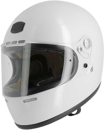 Casco Moto Integrale Custom Astone GT Retro Bianco taglia XL