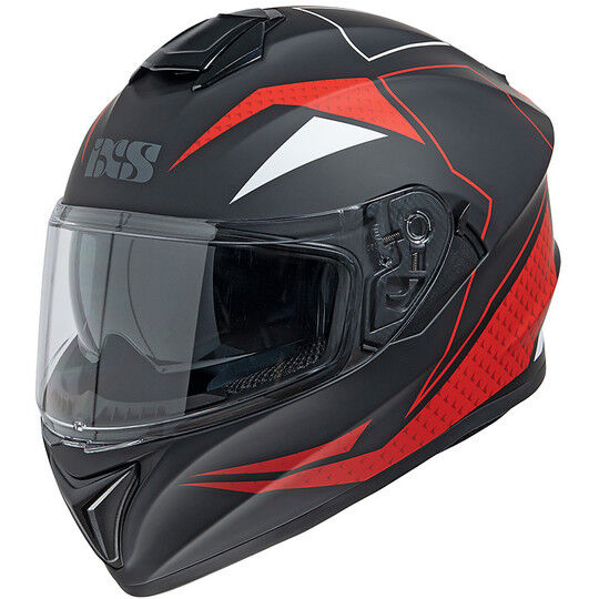 Casco Moto Integrale Doppia Visiera Ixs 216 2.0 Nero Opaco R taglia 2X