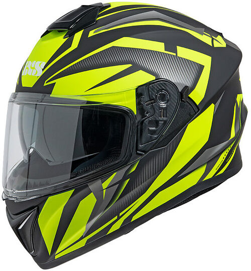 Casco Moto Integrale Doppia Visiera Ixs 216 2.1 Nero Opaco G taglia M