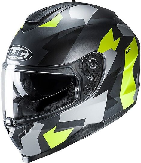 Casco Moto Integrale HJC C70 Doppia Visiera Valon MC4HSF Ner taglia XL