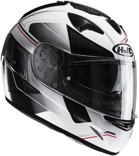 Casco Moto Integrale HJC TR-1 Cetus MC10 Nero Bianco taglia XS