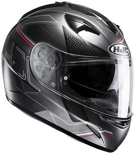 Casco Moto Integrale HJC TR-1 Cetus MC1SF Nero Titanio Rosso taglia 2X