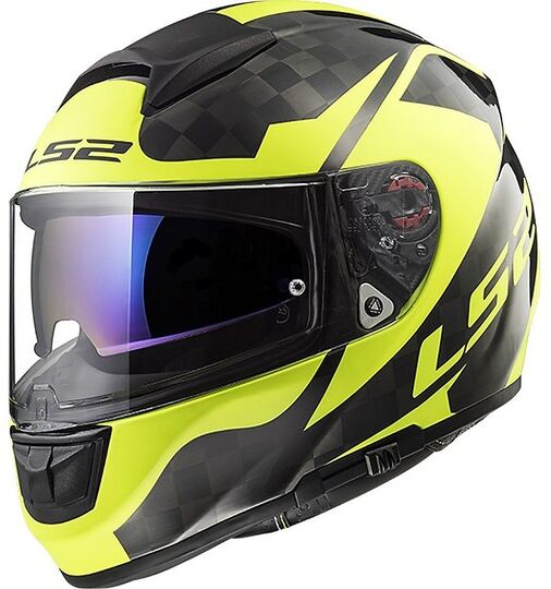 Casco Moto Integrale in Carbonio Ls2 FF397 Vector C Shine Hi taglia XX