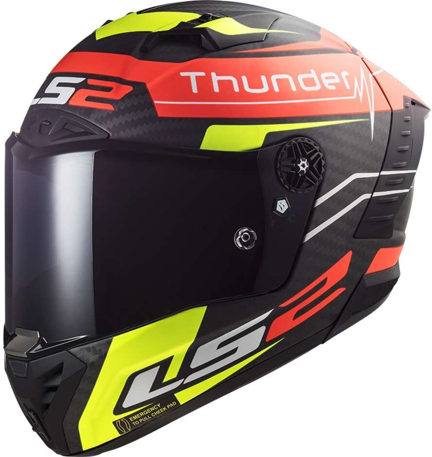 Casco Moto Integrale In Carbonio Ls2 FF805 THUNDER C Replica taglia S