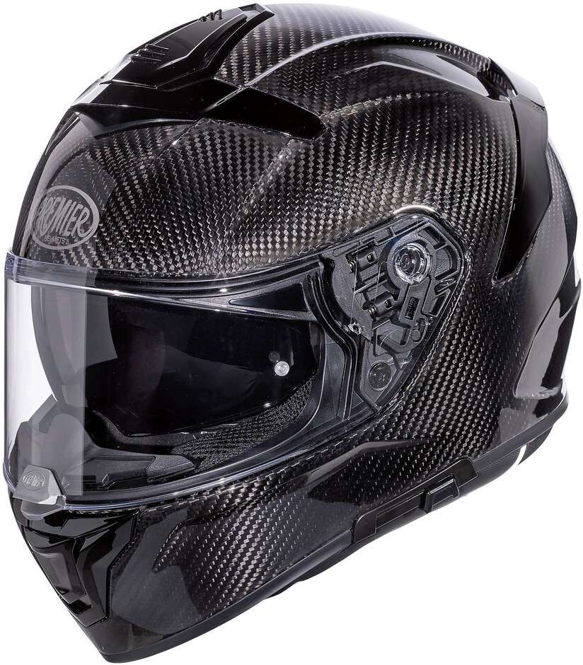 Casco Moto Integrale In Carbonio Premier DEVIL Carbon Lucido taglia XS