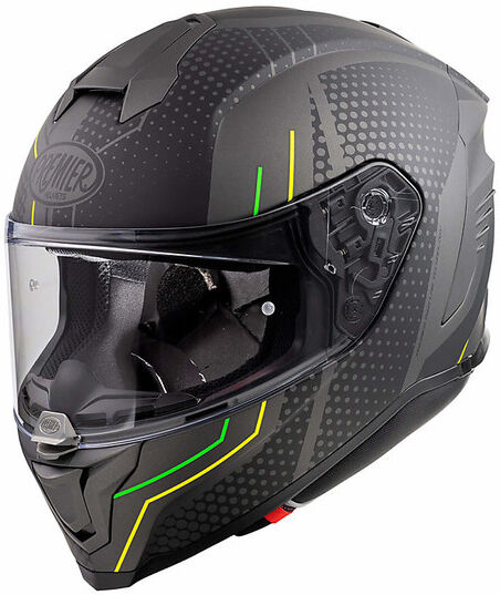 Casco Moto Integrale In Fibre Premier HYPER BP6 Grigio Opaco taglia XL